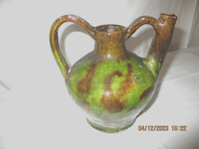 Ancien petit orjol chevrette gargoulette cruche terre vernissée Castelnaudary 