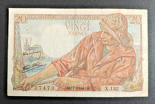 Billet francs pecheur - francs,