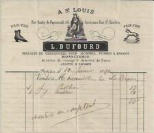 ROCHEFORT  L DUFOURD A ST LOUIS MAGASIN DE CHAUSSURES BONNETERIE JOUETS D ENFANT