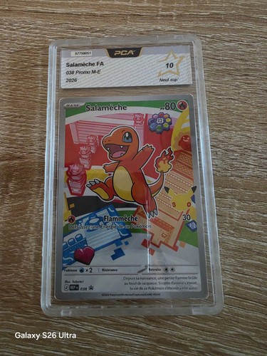 Carte pokémon salamèche - salamèche, 038