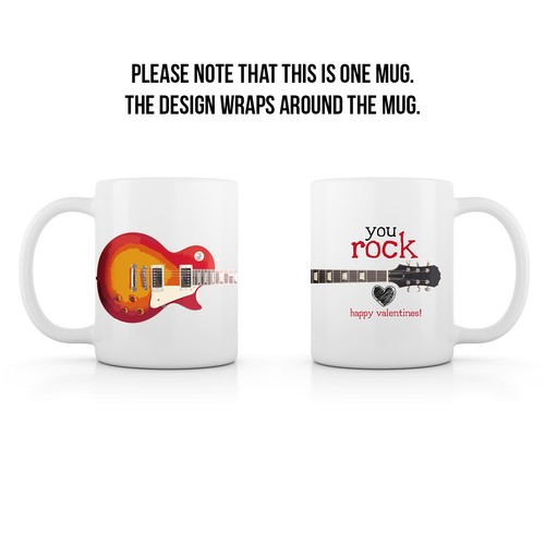 Guitar coffee mug - coffee, rock
