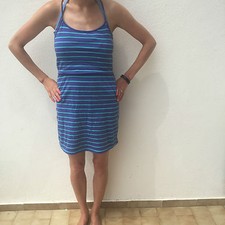 Robe soleil été rayure