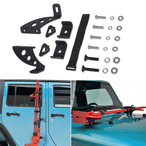 Lift jack mount - hi-lift, hood