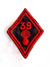 Un insigne tissu militaire