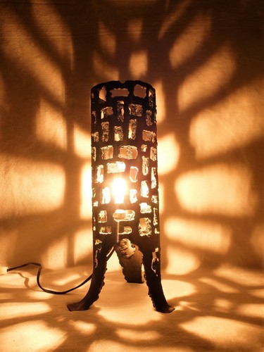 Lampe design fer ajouré - lampe, en