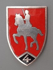 insigne émail 4° RC Jeanne