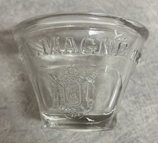 Pot à confiture verre à facettes MAGNE ROUEN IMPERATRICE blason NAPOLEON III