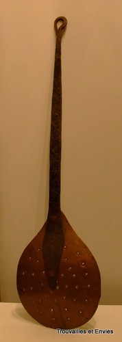 Ecumoire plate cuivre - ecumoire,