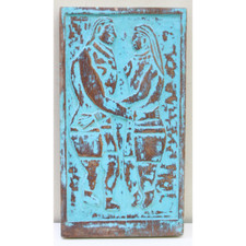 Ancienne Sculpture Peint à la