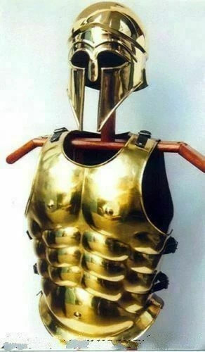 Casque spartiate grec avec