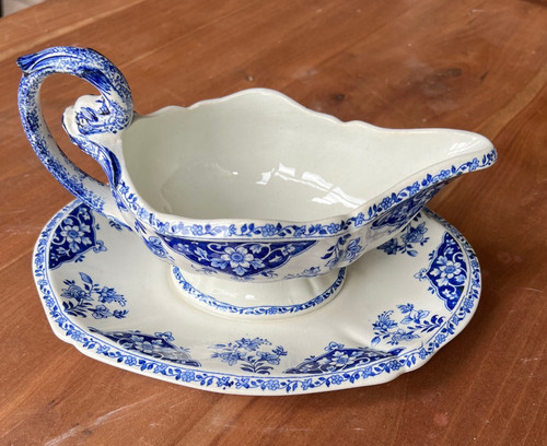 Saucière faïence décor - saucière,