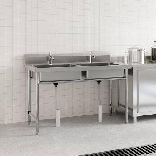 Evier cuisine double lavabo - evier,