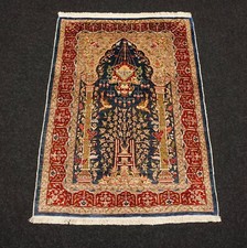 Tapis En Soie Hereke 95 X 70