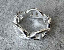 Bague HERMES neuve en argent -