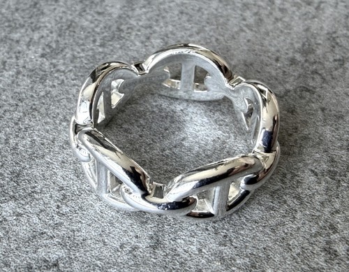Bague hermes neuve argent - en,