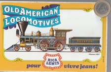 Autocollant. C22 jean's. RICA LEWIS. Train