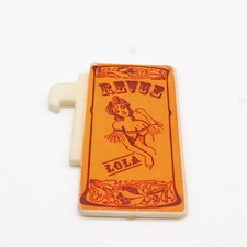29570 Playmobil Panneau Enseigne Western REVUE LOLA Saloon Vintage 3425