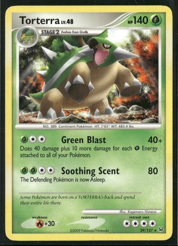 Torterra 127 rare platinum - torterra,