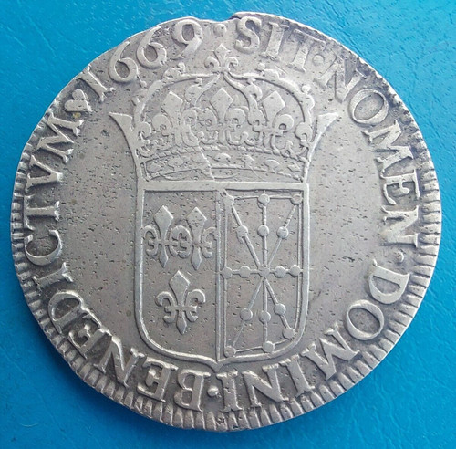 Louis xiv écu - louis,