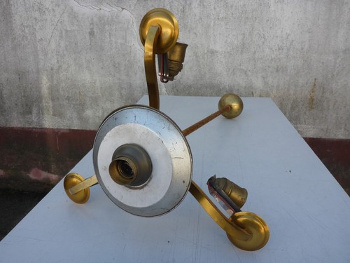 Support lampe ancienne - support, de