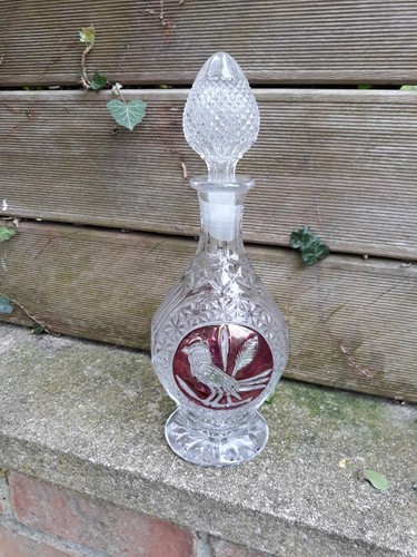 Carafe cristal taillé - , à