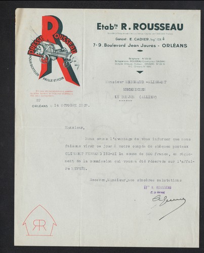 Orleans presse paille - à,