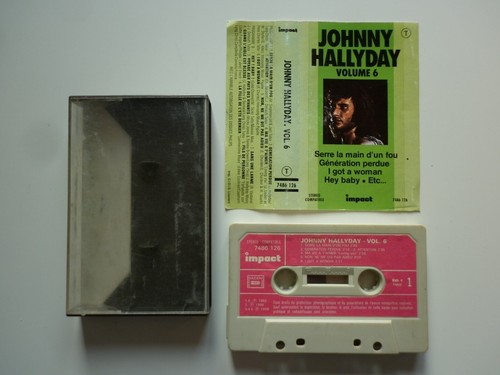 Johnny hallyday cassette - hallyday,