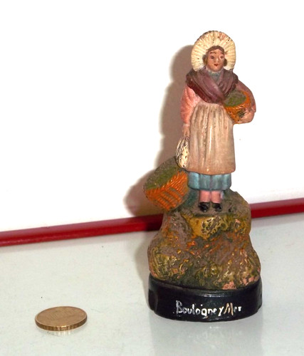 Statuette terre cuite - terre,