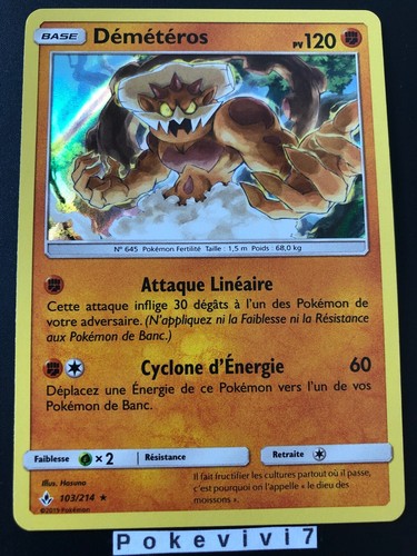 Carte pokemon demeteros - carte,