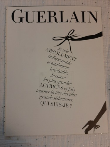 Publicité papier parfum - publicité,