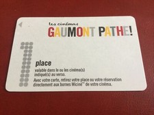 TELECARTE CARTE CINEMA