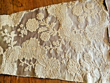 TISSUS  XIXe - 2 chutes en