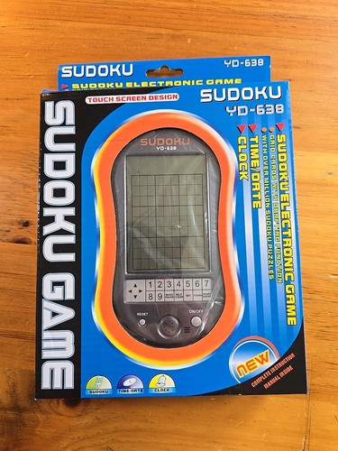 Electronic sudoku handheld - electronic,