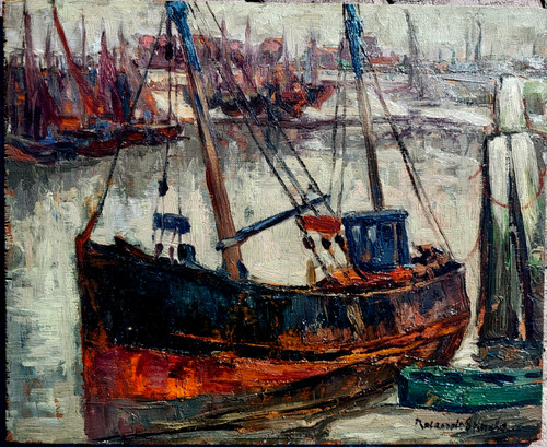 Superbe tableau signé rené - superbe,