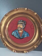 Assiette décorative murale En cuivre #D7