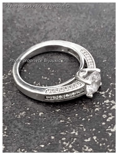 Bague solitaire zirconium - solitaire,