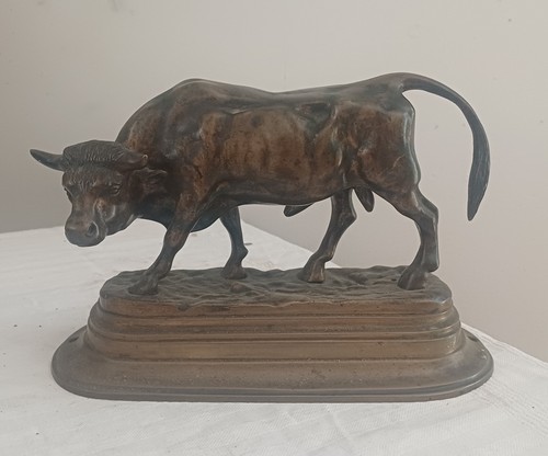 Bronze animalier taureau - animalier,