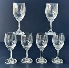 VILLEROY et BOCH 6 verres à eau en cristal  Antique French Cristal Glass L2