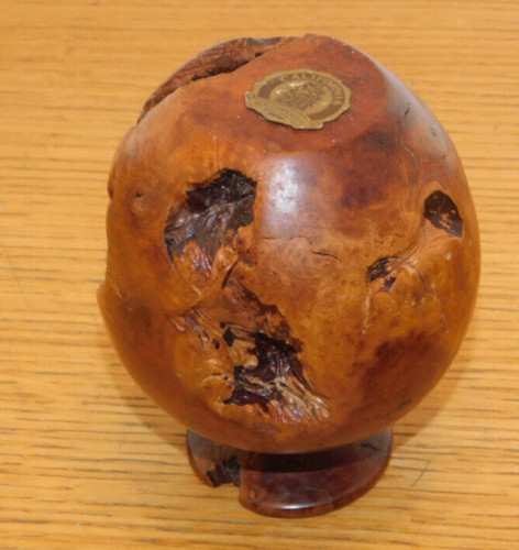 Vase bois vintage scupture - vase,