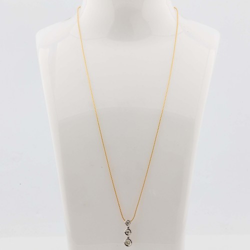Collier avec pendentif 14k - collier,