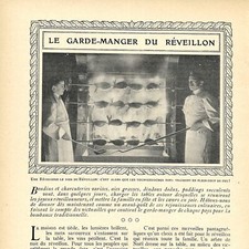 Le garde-manger du réveillon - - Article de presse 1907
