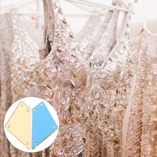  Pièces de miroir à coudre, 50 pièces, pièces de miroir à coudre sur strass pour