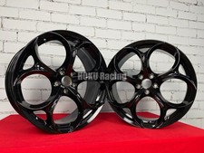 4X jantes 17" style Drake 5X110 noir pour Alfa Romeo Giulia 159 Spider