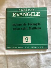 Cahiers Evangile n° 9 -