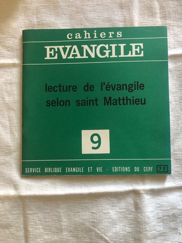 Cahiers evangile - cahiers,