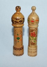 2 Anciens tubes en bois pour