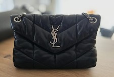 49. Tampon Yves Saint Laurent YSL monogramme LouLou noir - argent petit 2600€