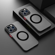 ?Coque iPhone MagSafe 11, 12, 13, 14, 15, 16 - Silicone Antichoc Magnétique