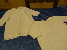 au choix ===piqué fantaisie coton ancien vétement de bébé brodé main ans 30/50