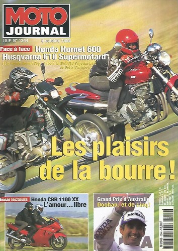 Moto journal 1344 honda - moto,
